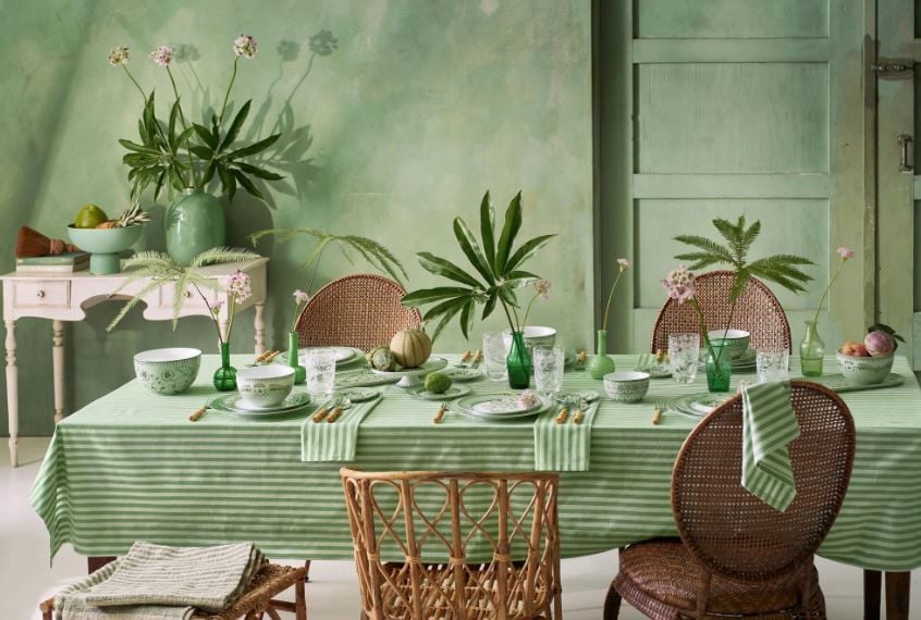 Yeşil Porselen Yumurtalık Lily & Lotus Collection by Pip Studio