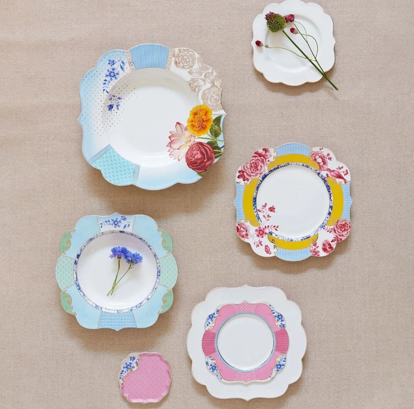 Pembe Porselen Çay Tabağı 10 Cm Royal Collection by Pip Studio