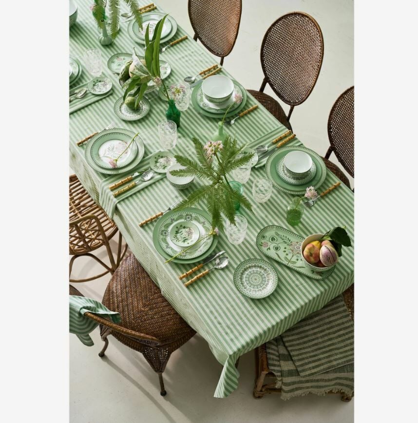 Yeşil Porselen Çay Tabağı 9 Cm Lily & Lotus Collection by Pip Studio