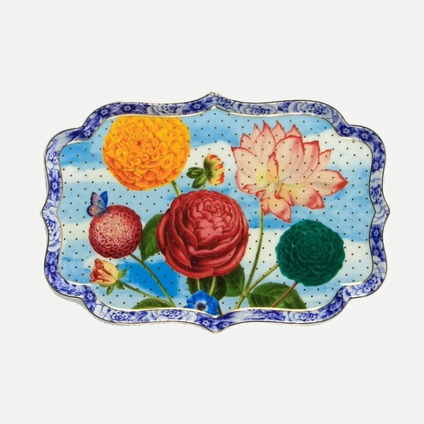 Mavi Porselen Tepsi 26 Cm Royal Collection by Pip Studio