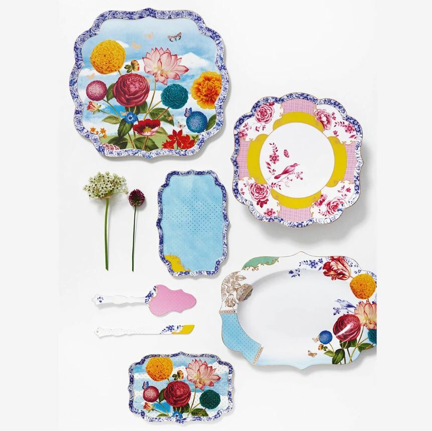 Mavi Porselen Tepsi 26 Cm Royal Collection by Pip Studio