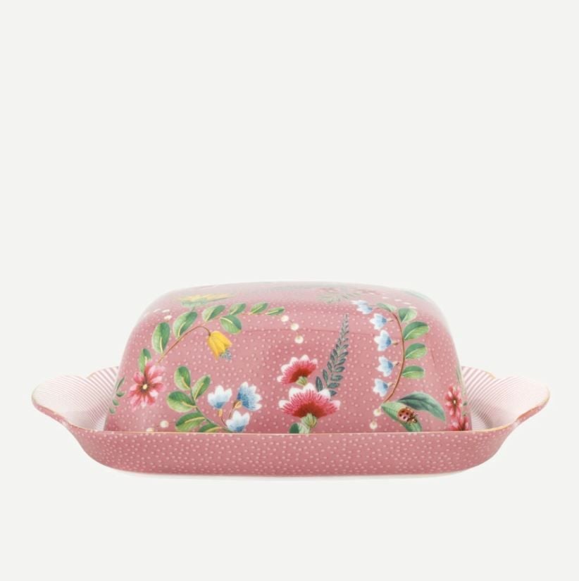 Pembe Porselen Tereyağlık 20 Cm La Majorelle Collection by Pip Studio