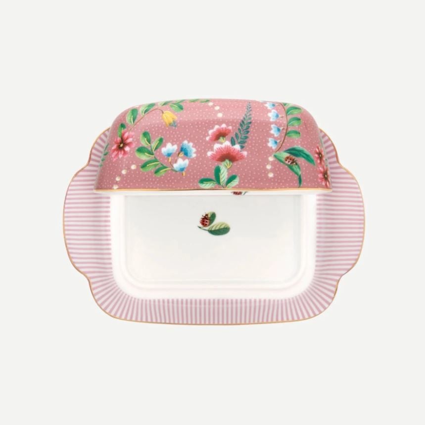 Pembe Porselen Tereyağlık 20 Cm La Majorelle Collection by Pip Studio