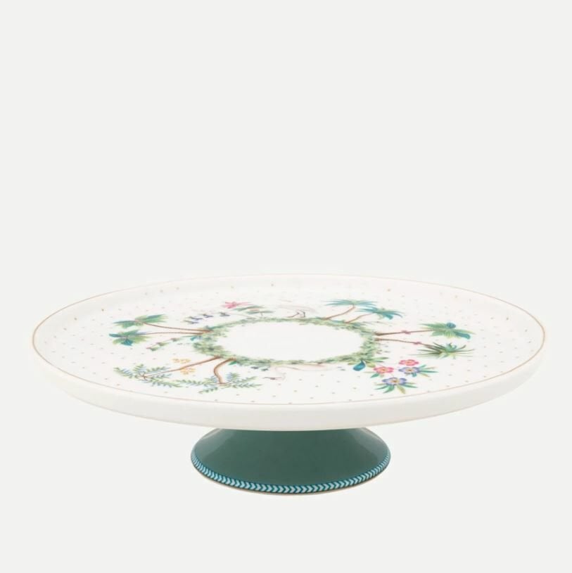 Beyaz Porselen Kek Standı 21 Cm Jolie Collection by Pip Studio