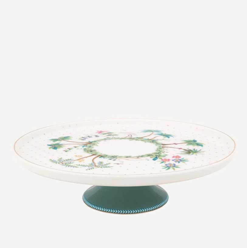 Beyaz Porselen Kek Standı 21 Cm Jolie Collection by Pip Studio