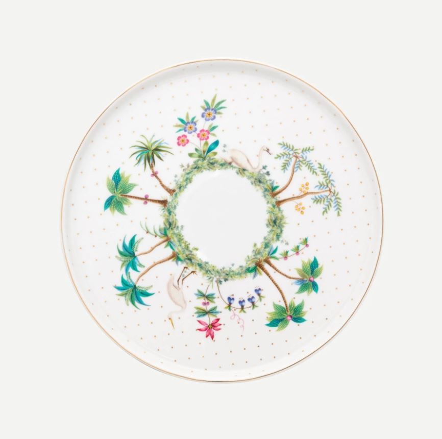 Beyaz Porselen Kek Standı 21 Cm Jolie Collection by Pip Studio