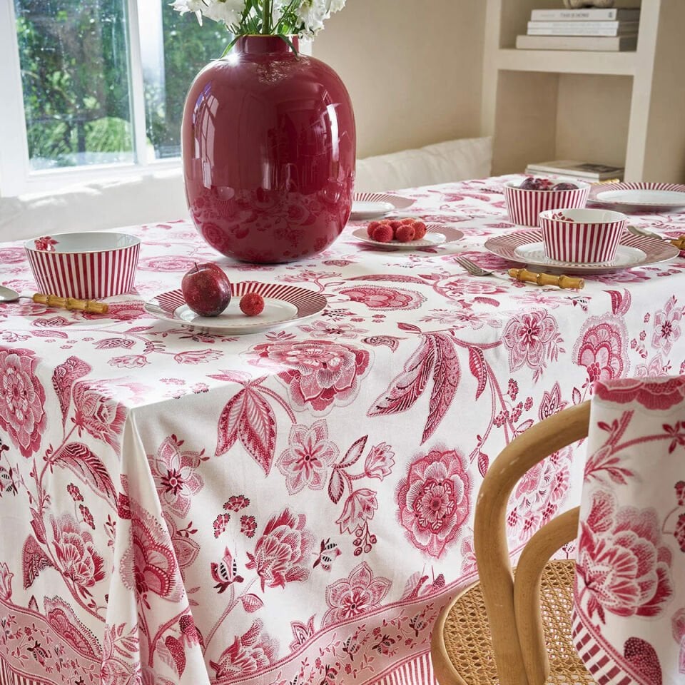 Royal Çizgili Pembe Kase 12 cm