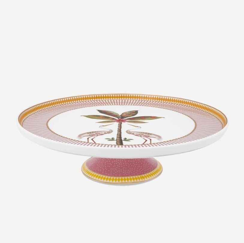 Pembe Porselen Kek Standı 21 Cm La Majorelle Collection by Pip Studio