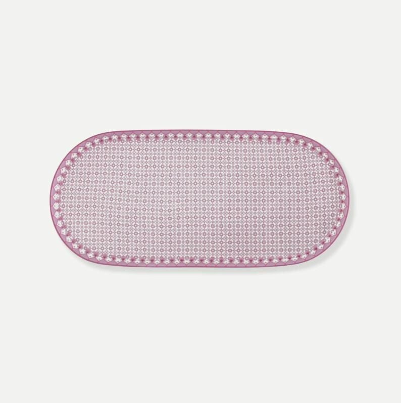 Mor Porselen Servis Tabağı 25 Cm Lily & Lotus Collection by Pip Studio