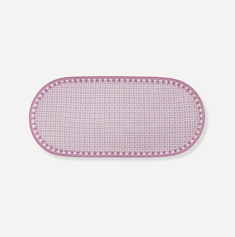 Mor Porselen Servis Tabağı 25 Cm Lily & Lotus Collection by Pip Studio