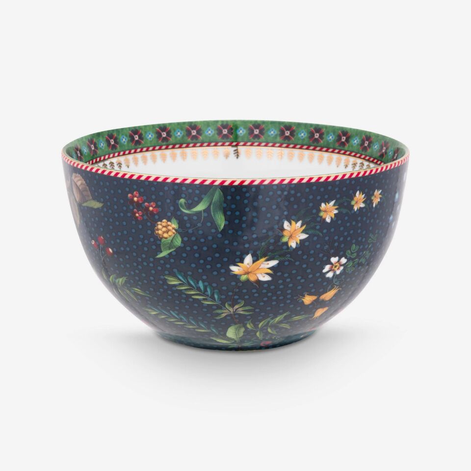 Mavi Porselen Kase 15 Cm Berry Blues Collection by Pip Studio