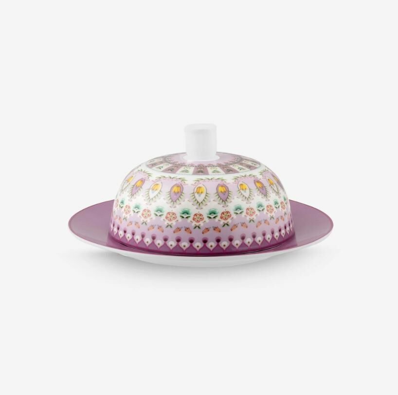 Mor Porselen Tereyağlık 17X8 Cm Lily & Lotus Collection by Pip Studio