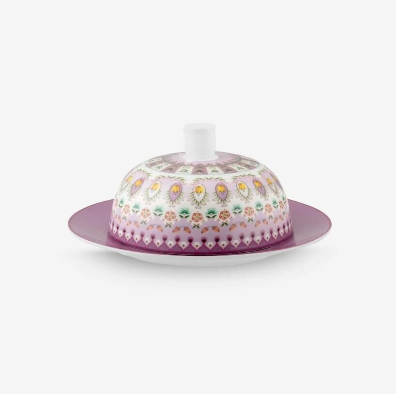 Mor Porselen Tereyağlık 17X8 Cm Lily & Lotus Collection by Pip Studio