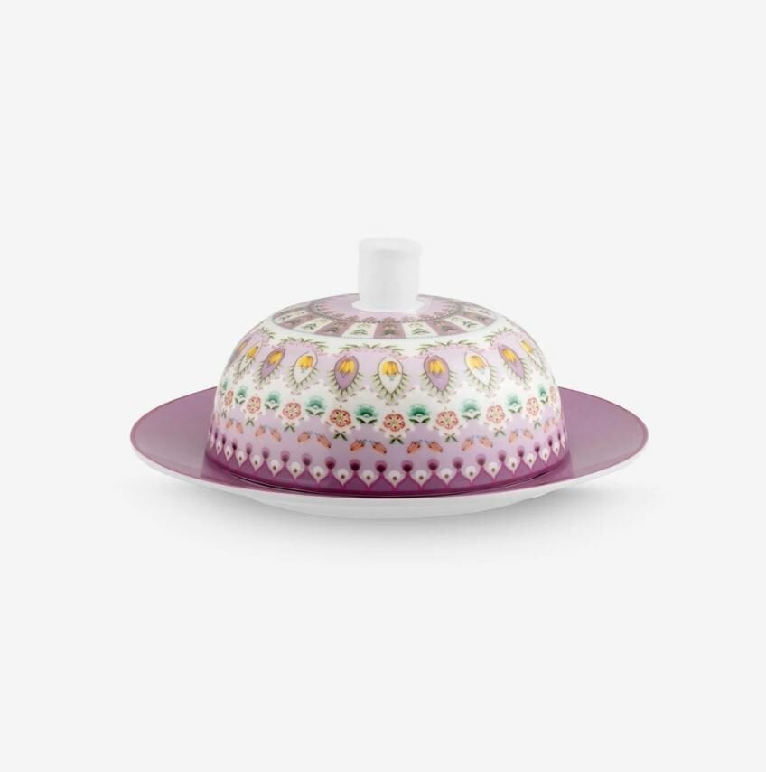 Mor Porselen Tereyağlık 17X8 Cm Lily & Lotus Collection by Pip Studio