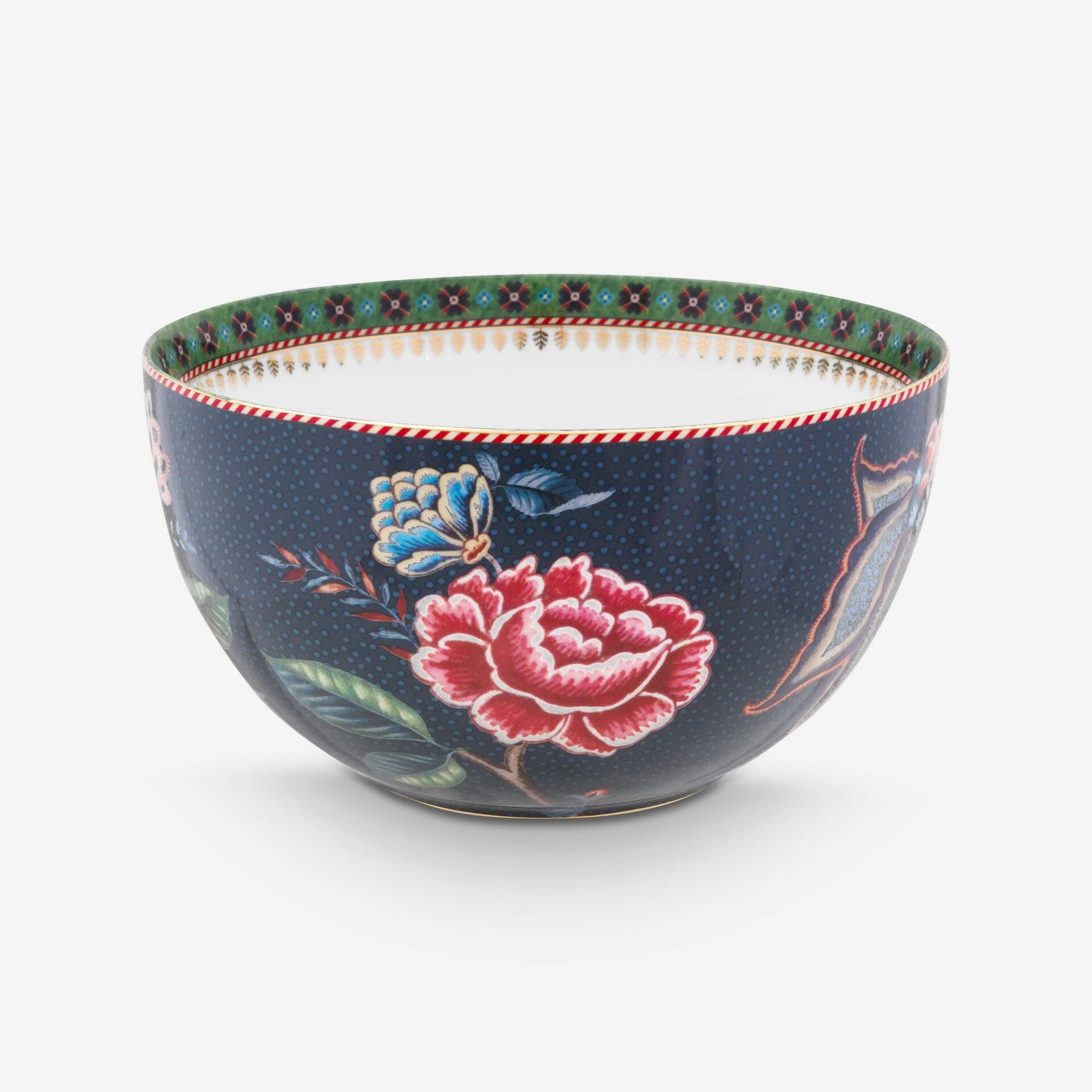 Mavi Porselen Kase 18 Cm Berry Blues Collection by Pip Studio