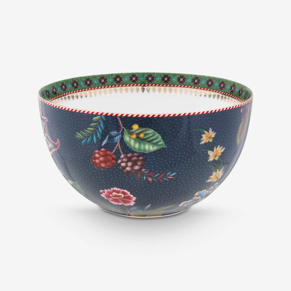 Mavi Porselen Kase 18 Cm Berry Blues Collection by Pip Studio