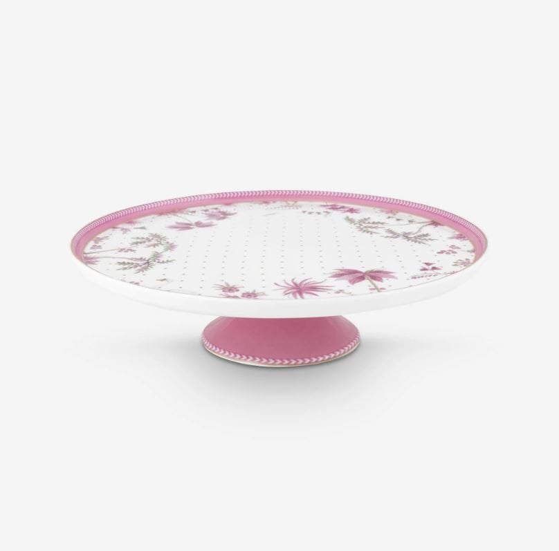 Beyaz Porselen Kek Standı 21 Cm Jolie Collection by Pip Studio