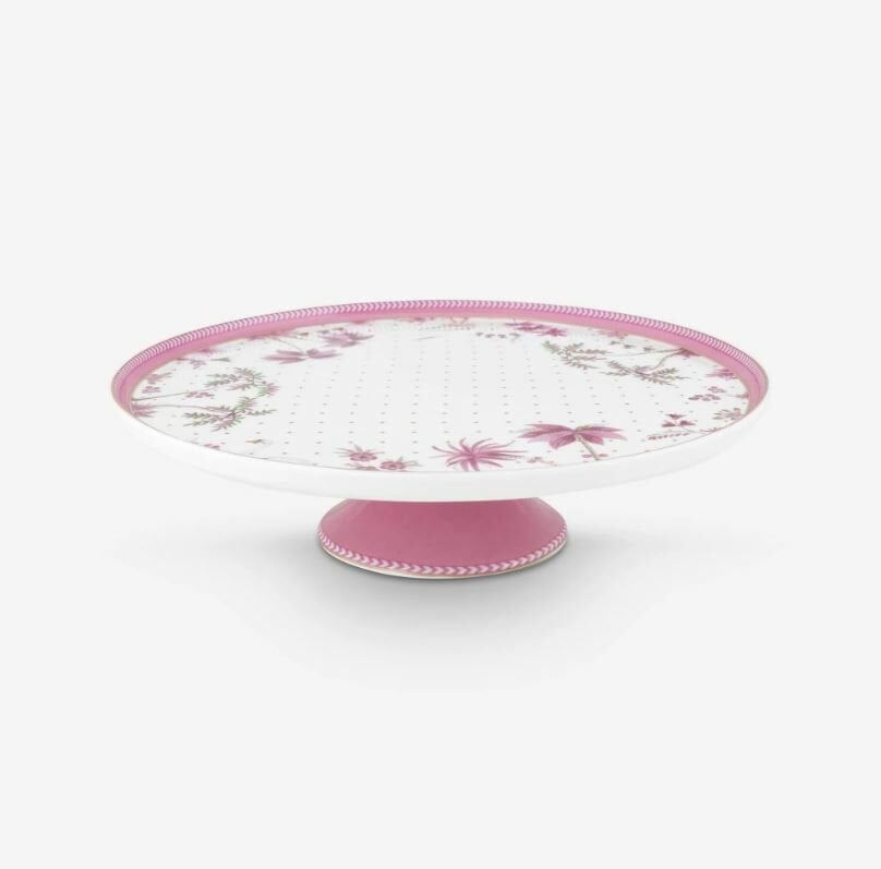 Beyaz Porselen Kek Standı 21 Cm Jolie Collection by Pip Studio