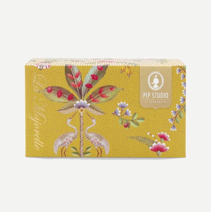 Sarı Porselen Kahvaltı Seti 3 Parça La Majorelle Collection by Pip Studio