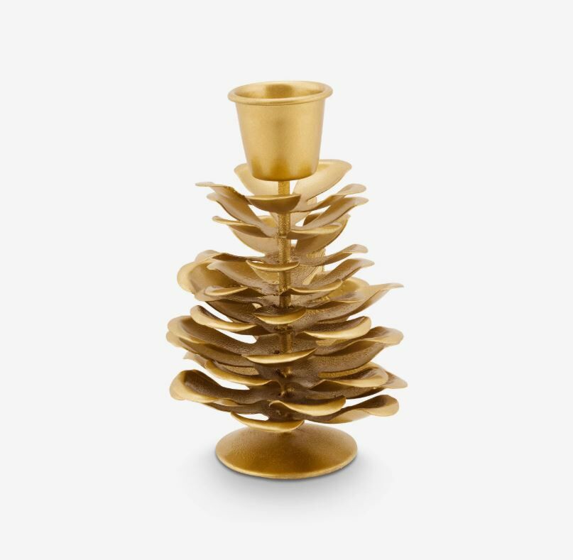 Altın Pirinç Şamdan 11 Cm Berry Blues Collection by Pip Studio