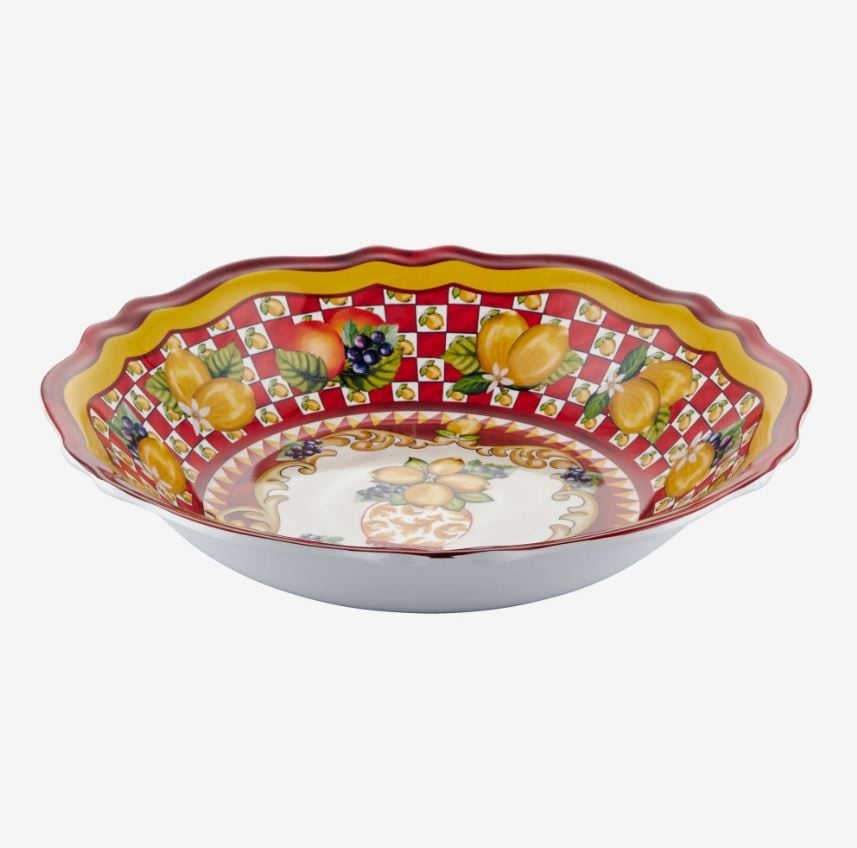 Kırmızı Melamin Servis Kasesi 35 Cm Capri Collection by Chiara Alessi