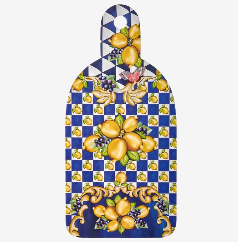 Mavi Melamin Sunum Tahtası 34 Cm Capri Collection by Chiara Alessi