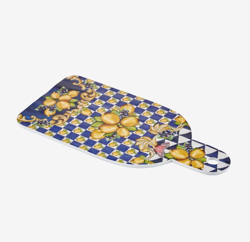 Mavi Melamin Sunum Tahtası 34 Cm Capri Collection by Chiara Alessi