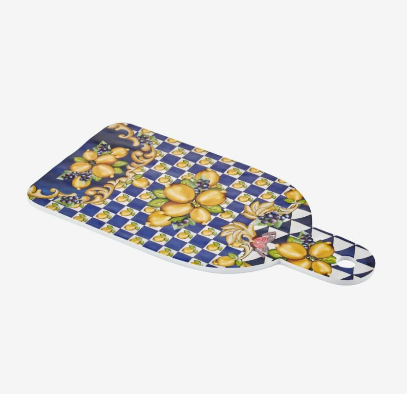 Mavi Melamin Sunum Tahtası 34 Cm Capri Collection by Chiara Alessi
