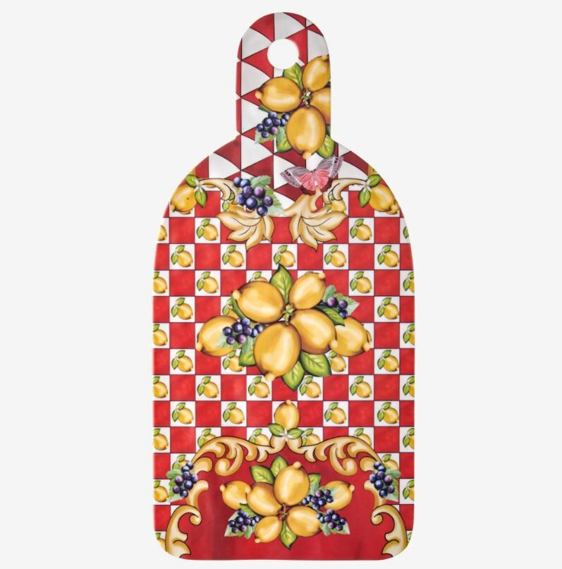 Kırmızı Melamin Sunum Tahtası 34 Cm Capri Collection by Chiara Alessi