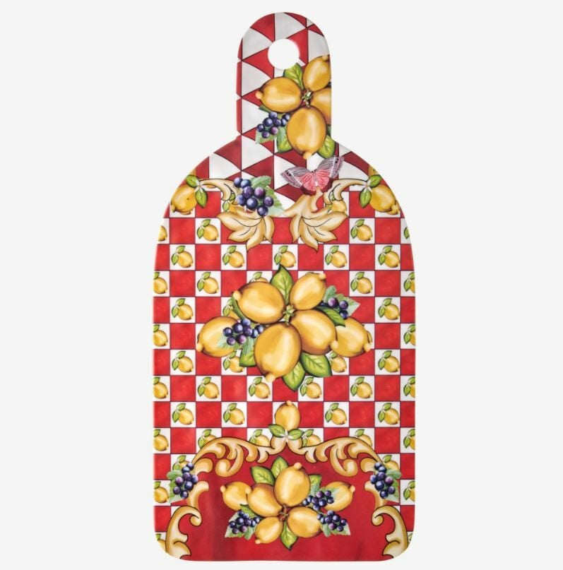 Kırmızı Melamin Sunum Tahtası 34 Cm Capri Collection by Chiara Alessi