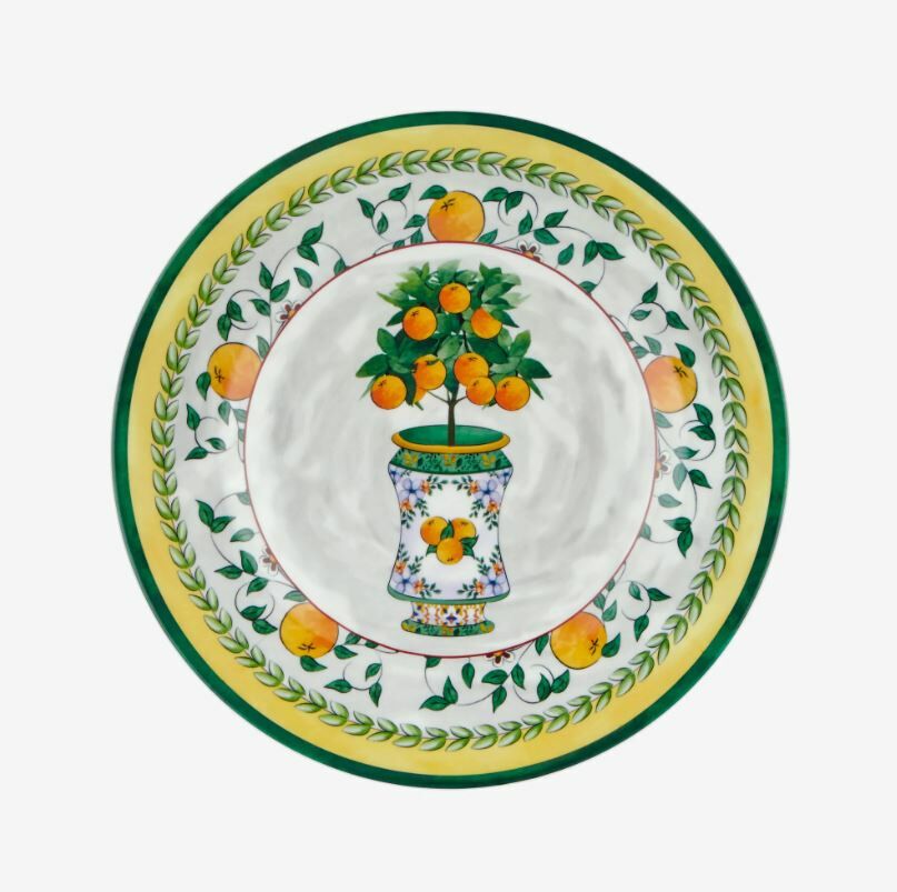 Yeşil Melamin Kahvaltı Tabağı 21,5 Cm Carpe Diem Collection by Chiara Alessi