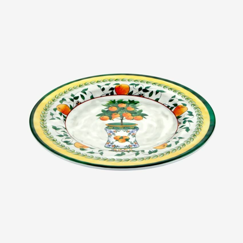 Yeşil Melamin Kahvaltı Tabağı 21,5 Cm Carpe Diem Collection by Chiara Alessi