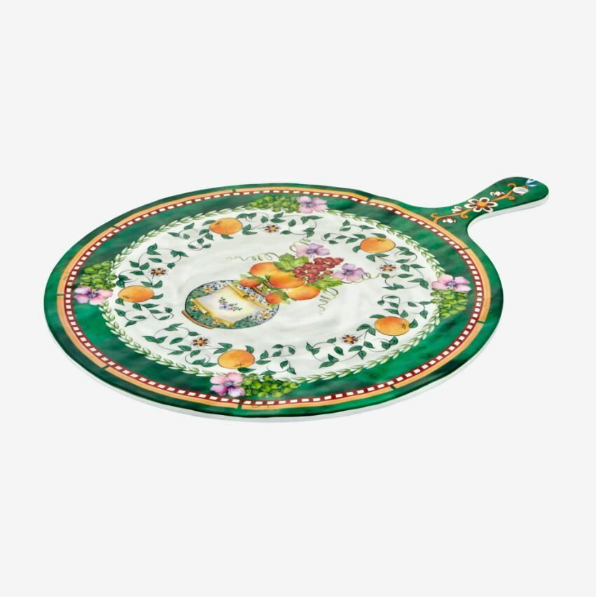 Yeşil Melamin Sunum Tahtası 41 Cm Carpe Diem Collection by Chiara Alessi