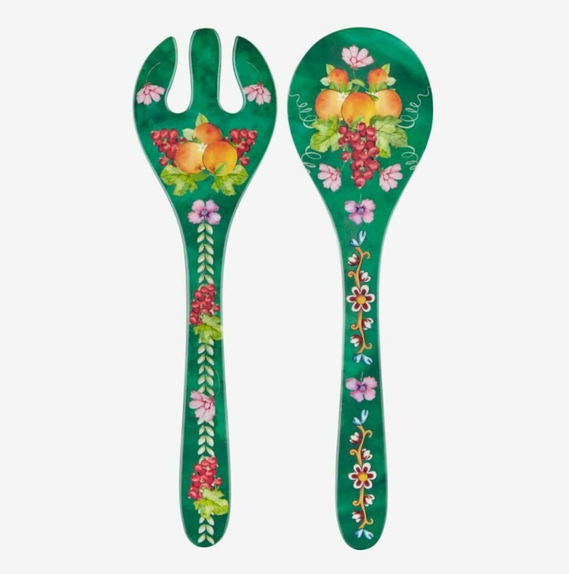 Yeşil Melamin Servis Seti 28 Cm Carpe Diem Collection by Chiara Alessi