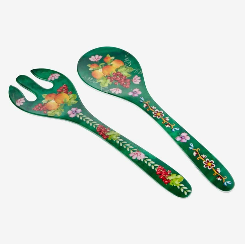 Yeşil Melamin Servis Seti 28 Cm Carpe Diem Collection by Chiara Alessi