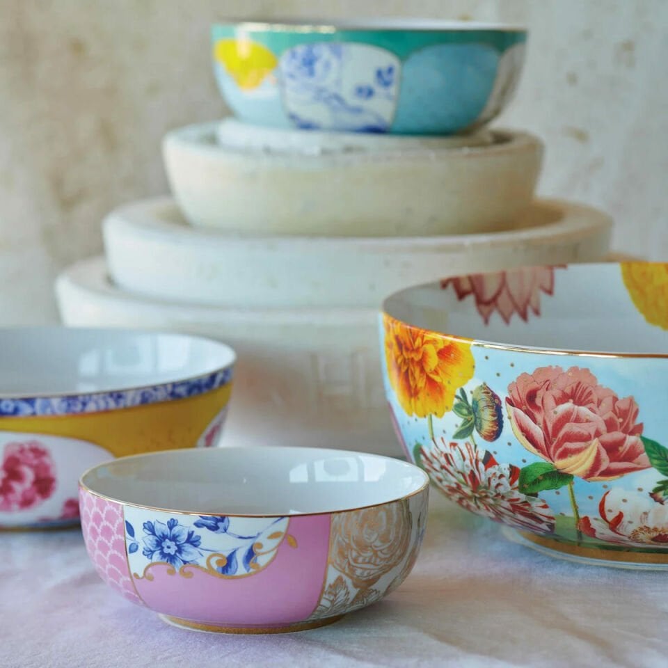 Royal Beyaz / Pembe Kase 12,5 cm.