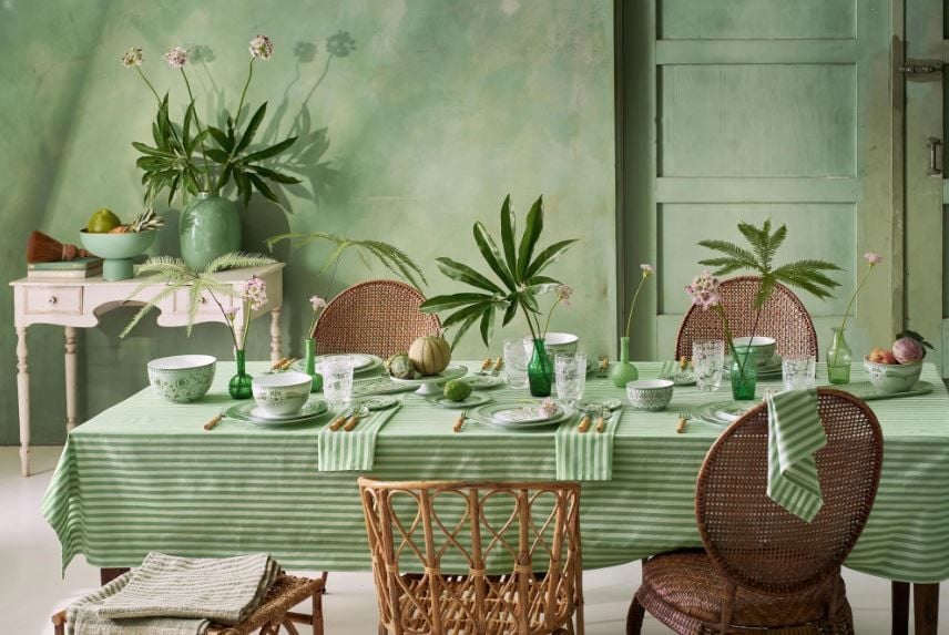 Yeşil Porselen Çay Fincanı 280 Ml Lily & Lotus Collection by Pip Studio