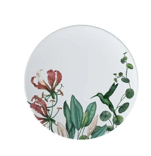 Avarua Tropik Desenli Yemek Tabağı 27 cm