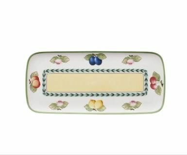 French Garden Dikdörtgen Servis Tabağı 35 cm