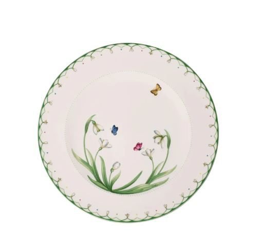 Colourful Spring Çiçek Desenli Servis Tabağı, Supla 32 cm