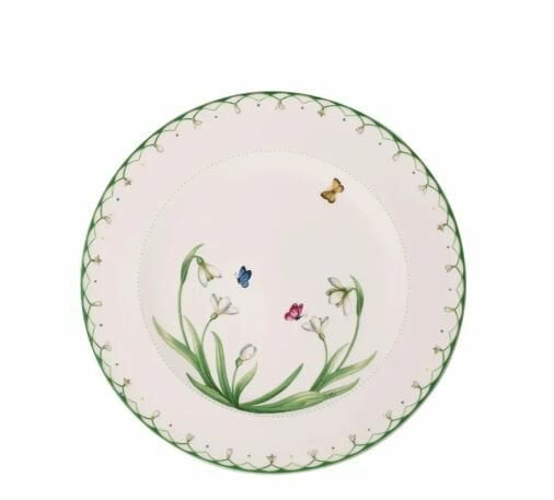 Colourful Spring Çiçek Desenli Servis Tabağı, Supla 32 cm