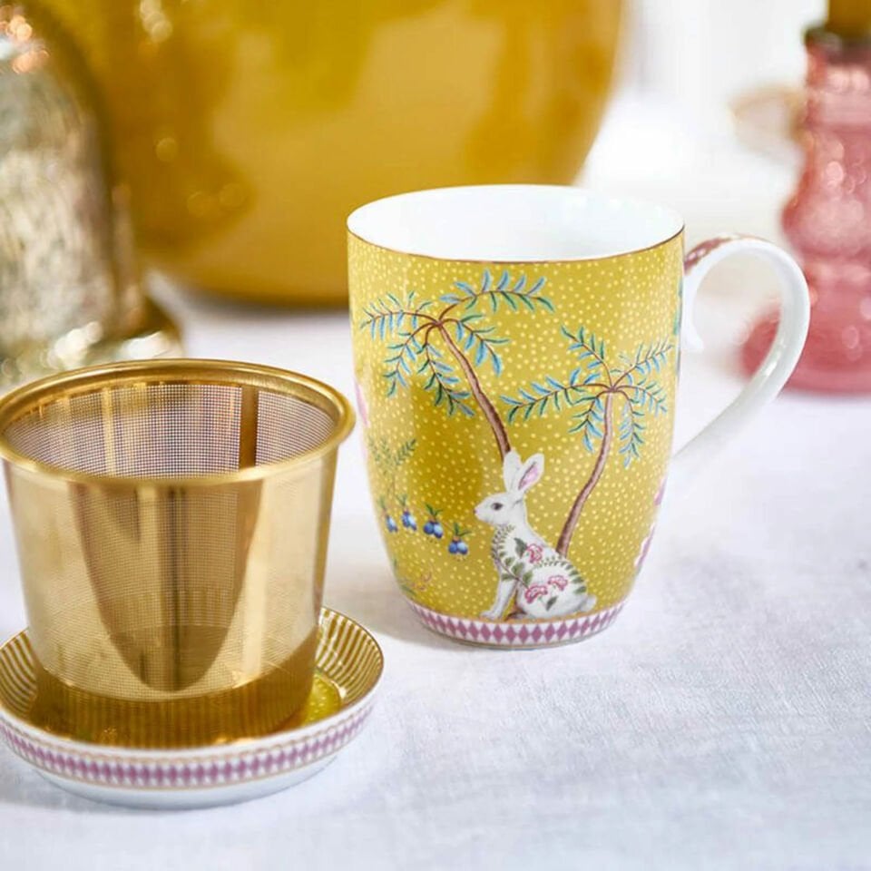 La Majorelle Sarı Çay Tabağı 9 cm