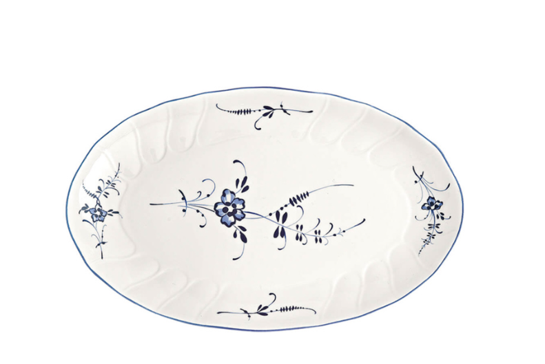 Villeroy & Boch Old Luxembourg Porselen Oval Servis Tabağı