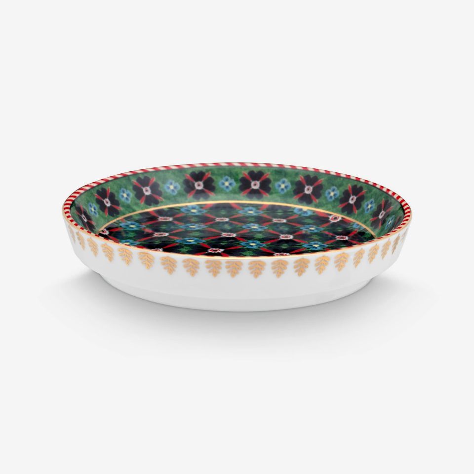 Yeşil Porselen Çay Tabağı 9 Cm Berry Blues Collection by Pip Studio