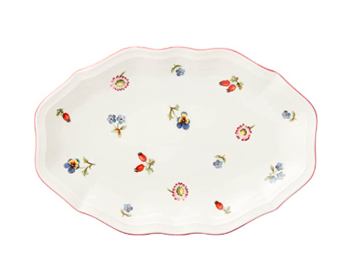 Villeroy & Boch Petite Fleur Porselen Oval Servis Tabağı