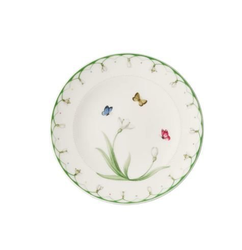 Colourful Spring Çiçek Desenli Ekmek Tabağı 16 cm