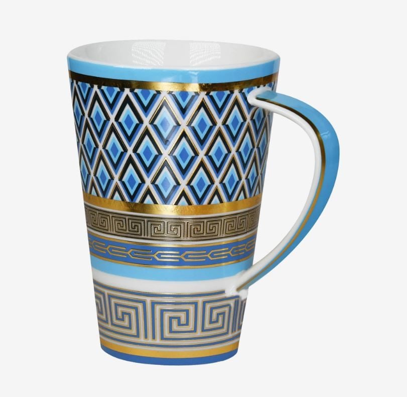 Mavi Porselen Kupa 12,5 Cm 5. Cadde Collection by Baci Milano