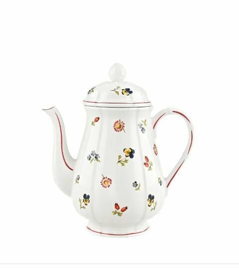 Petite Fleur Çiçek Desenli Kahve, Çay Potu