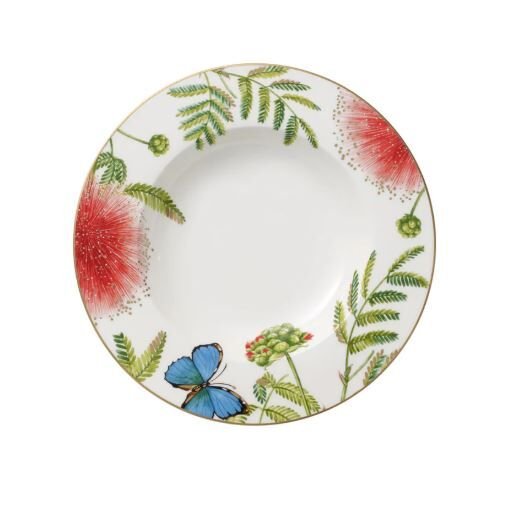 Amazonia Anmut Tropik Desenli Çukur Tabak 24 cm