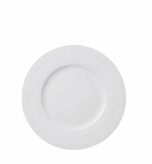 White Pearl Beyaz Pasta Tabağı 22 cm